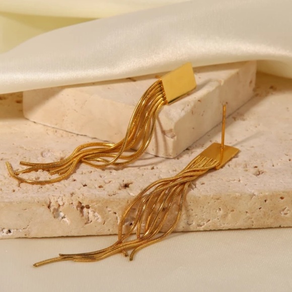 18K Plated Earrings - Picture 2 of 5